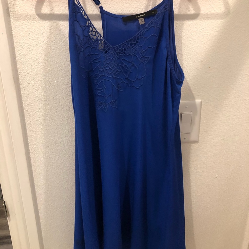 Blue dress